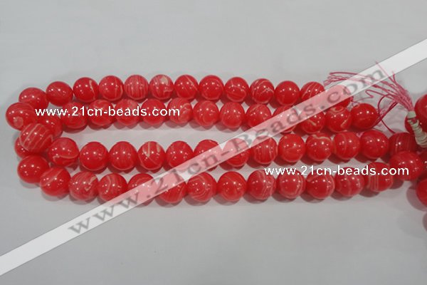 CRC505 15.5 inches 14mm round synthetic rhodochrosite beads