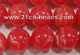 CRC507 15.5 inches 18mm round synthetic rhodochrosite beads