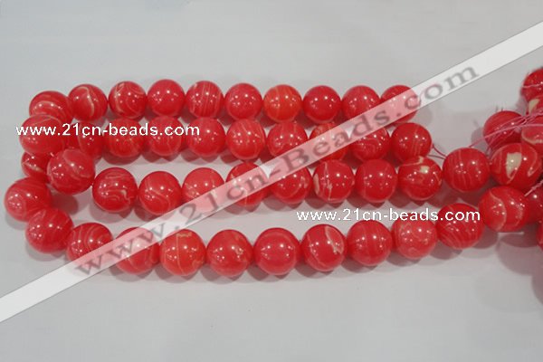 CRC507 15.5 inches 18mm round synthetic rhodochrosite beads