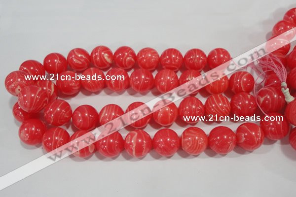 CRC508 15.5 inches 20mm round synthetic rhodochrosite beads