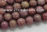 CRC53 15.5 inches 10mm round rhodochrosite gemstone beads wholesale