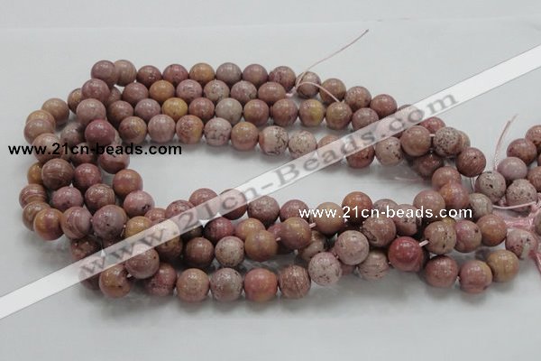 CRC54 15.5 inches 12mm round rhodochrosite gemstone beads wholesale