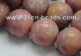 CRC56 15.5 inches 20mm round rhodochrosite gemstone beads wholesale