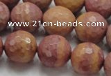 CRC62 15.5 inches 16mm faceted round rhodochrosite gemstone beads