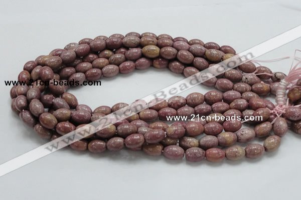 CRC66 15.5 inches 10*14mm rice rhodochrosite gemstone beads