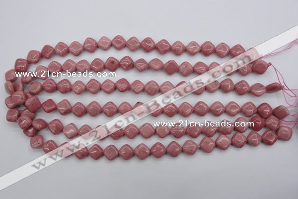 CRC681 15.5 inches 10*10mm diamond rhodochrosite beads wholesale