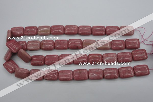 CRC701 15.5 inches 15*20mm rectangle rhodochrosite beads wholesale