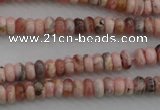 CRC750 15.5 inches 2.5*4mm rondelle rhodochrosite beads wholesale