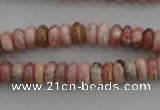 CRC751 15.5 inches 3*5mm rondelle rhodochrosite beads wholesale