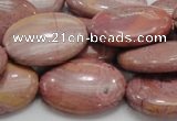 CRC78 15.5 inches 22*30mm oval rhodochrosite gemstone beads