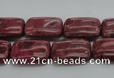 CRC824 15.5 inches 15*20mm rectangle Brazilian rhodochrosite beads