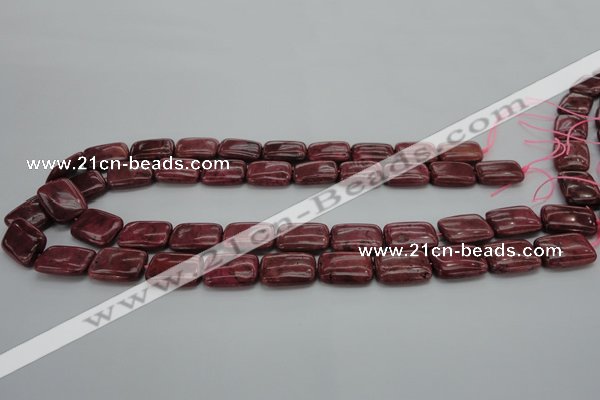 CRC824 15.5 inches 15*20mm rectangle Brazilian rhodochrosite beads