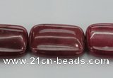 CRC825 15.5 inches 18*25mm rectangle Brazilian rhodochrosite beads