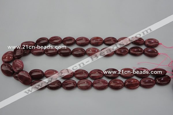 CRC832 15.5 inches 12*16mm oval Brazilian rhodochrosite beads