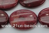 CRC837 15.5 inches 30*40mm oval Brazilian rhodochrosite beads