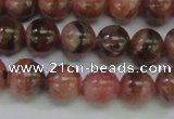 CRC915 15.5 inches 8mm round natural rhodochrosite beads