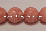 CRC92 16 inches 18mm round grade AA argentina rhodochrosite beads