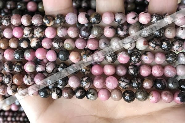 CRD351 15.5 inches 6mm round rhodonite beads wholesale