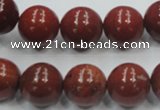 CRE02 16 inches 14mm round natural red jasper beads wholesale