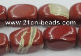 CRE21 16 inches 16*25mm nugget natural red jasper beads wholesale