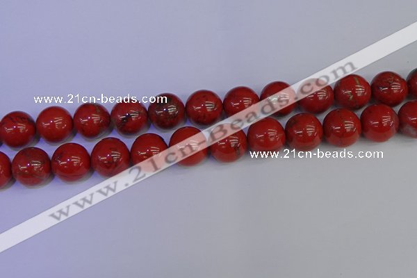 CRE306 15.5 inches 16mm round red jasper beads wholesale