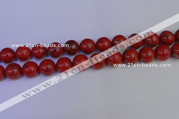 CRE308 15.5 inches 20mm round red jasper beads wholesale