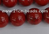 CRE316 15.5 inches 16mm round red jasper beads wholesale