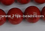 CRE317 15.5 inches 18mm round red jasper beads wholesale