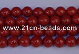 CRE320 15.5 inches 4mm round red jasper beads wholesale