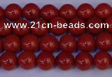 CRE321 15.5 inches 6mm round red jasper beads wholesale