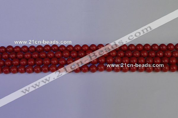 CRE321 15.5 inches 6mm round red jasper beads wholesale