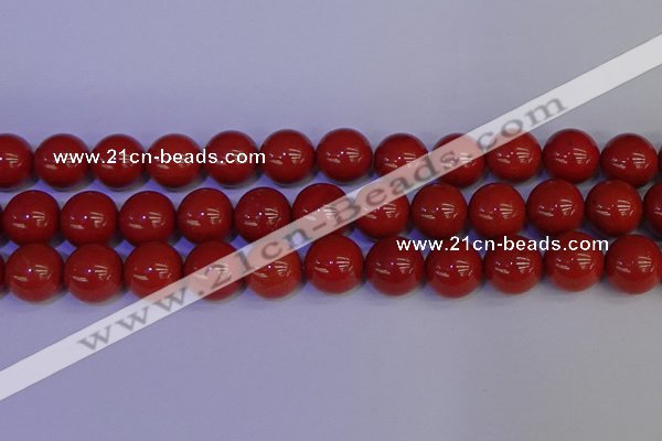 CRE327 15.5 inches 18mm round red jasper beads wholesale