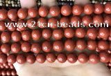 CRE353 15.5 inches 10mm round red jasper beads wholesale