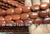 CRE64 15.5 inches 13*18mm oval red jasper beads wholesale