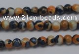 CRF272 15.5 inches 3mm round dyed rain flower stone beads