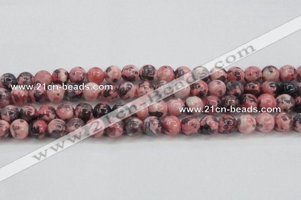 CRF305 15.5 inches 14mm round dyed rain flower stone beads wholesale