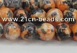 CRF325 15.5 inches 12mm round dyed rain flower stone beads wholesale