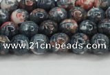 CRF330 15.5 inches 8mm round dyed rain flower stone beads wholesale