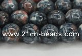 CRF333 15.5 inches 14mm round dyed rain flower stone beads wholesale