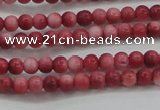 CRF438 15.5 inches 3mm round dyed rain flower stone beads wholesale