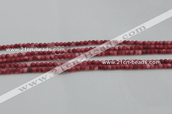 CRF438 15.5 inches 3mm round dyed rain flower stone beads wholesale