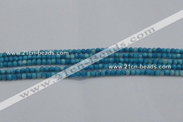 CRF440 15.5 inches 3mm round dyed rain flower stone beads wholesale