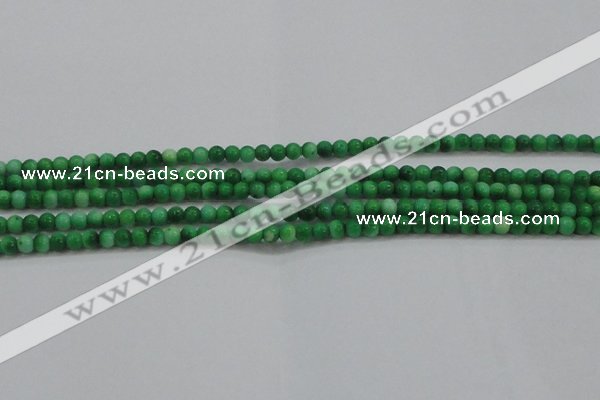 CRF441 15.5 inches 3mm round dyed rain flower stone beads wholesale