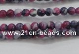 CRF447 15.5 inches 3mm round dyed rain flower stone beads wholesale