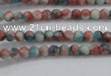 CRF450 15.5 inches 3mm round dyed rain flower stone beads wholesale