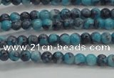 CRF452 15.5 inches 3mm round dyed rain flower stone beads wholesale