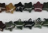 CRG03 15.5 inches 12*12mm star Indian agate gemstone beads wholesale