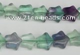 CRG04 15.5 inches 12*12mm star fluorite gemstone beads wholesale