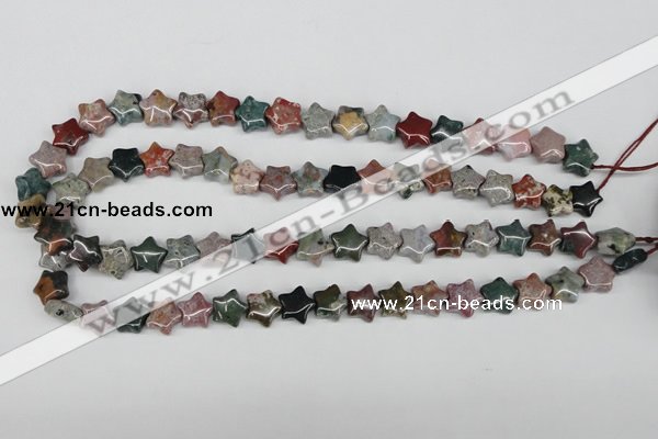 CRG09 15.5 inches 12*12mm star ocean agate gemstone beads wholesale