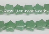 CRG10 15.5 inches 12*12mm star green aventurine gemstone beads